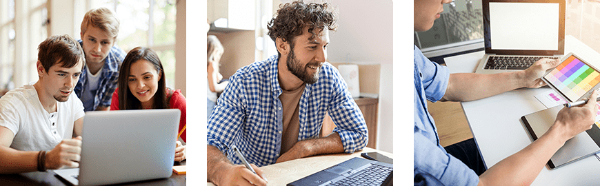 Equipo de trabajo en tecnología